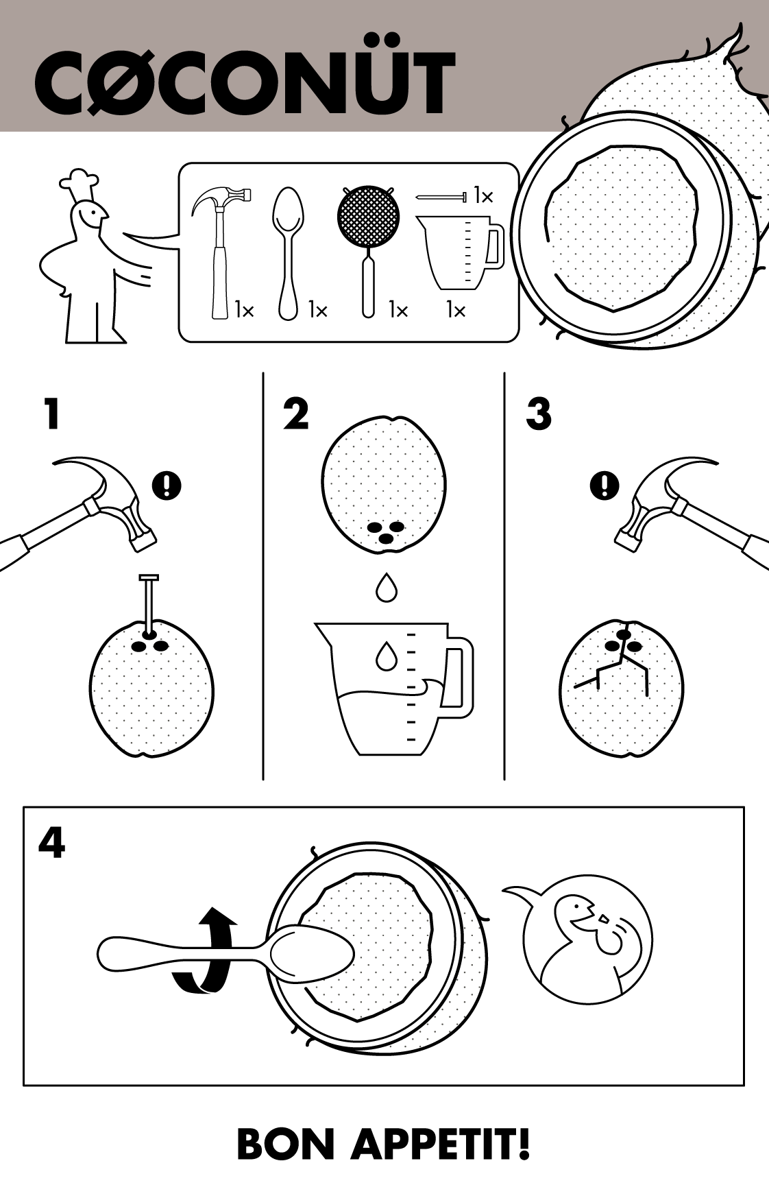 how to eat a coconut