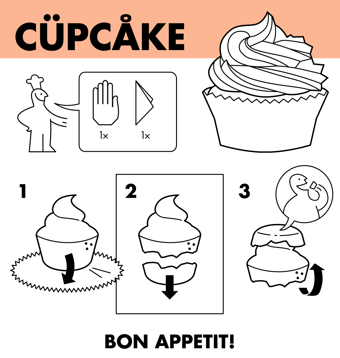 how to eat a cupcake