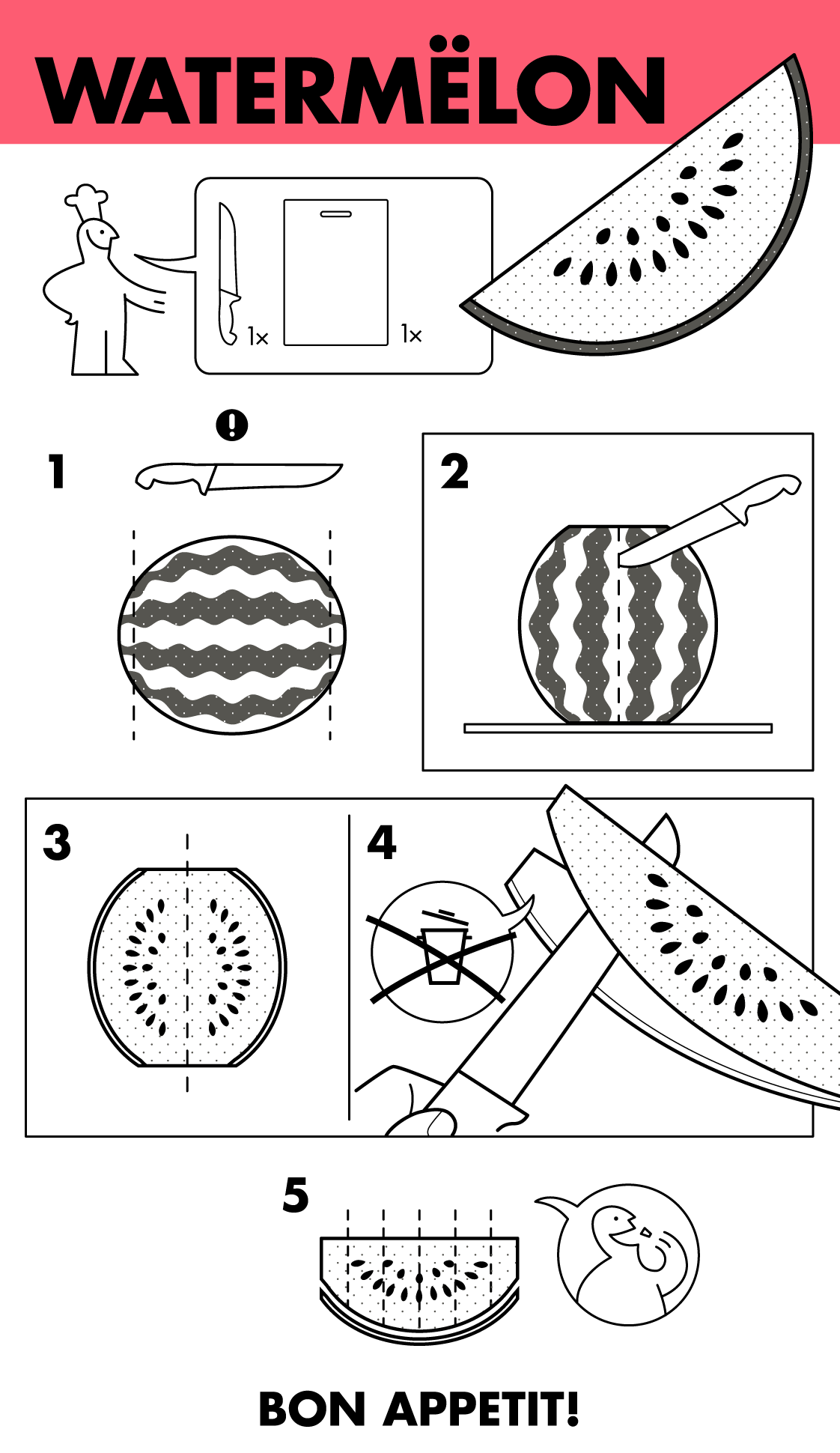 how to eat a watermelon