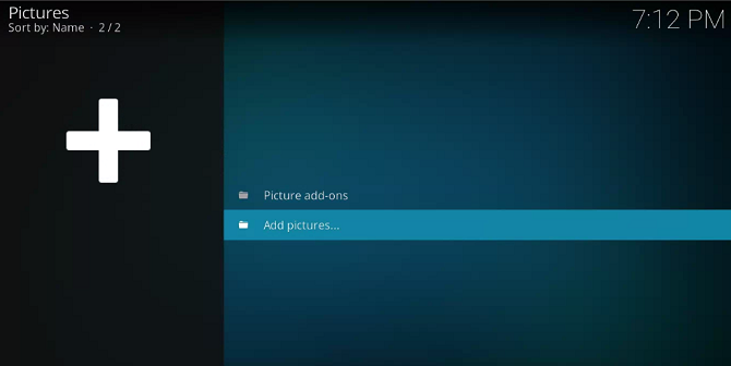 adding photos to kodi