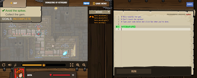 programming games - codecombat